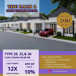 Rumah Minimalis Mulai 227 Juta dekat Candi Prambanan