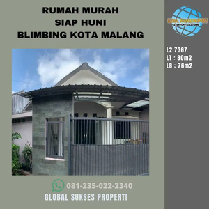 Rumah Minimalis Murah Siap Huni di Blimbing Malang