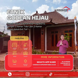 Rumah Murah Godean Full Furnished