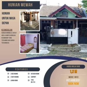 Rumah Second Minimalis Kawasan Kampus Di Kota Malang