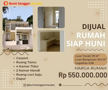 Rumah Siap Huni Bumi Sanggar Meubel