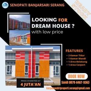 Rumah Subsidi Senopati Banjarsari Serang Banten