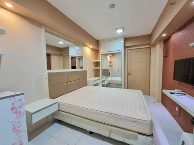 SEWA Apartemen Studio EDUCITY Tower Harvard Full Furnished Minimalis