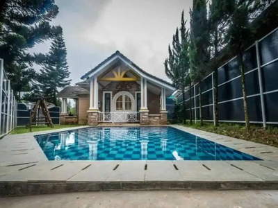 Sewa villa puncak murah kolam renang private