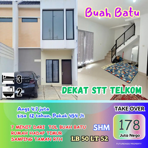 Take over rumah 3 kamar dekat STT Telkom 10 menit ke Tol Buahbatu