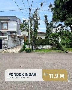 Turun Harga Dijual Rumah Hitung Tanah di Pondok Indah Jakarta Selatan