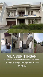 Villa Bukit Indah. Sekomplek pakuwon mall. Sby barat