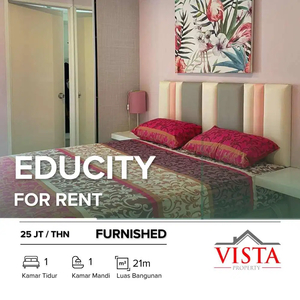 Vista - Disewakan Apartemen Bulanan / Tahunan Educity