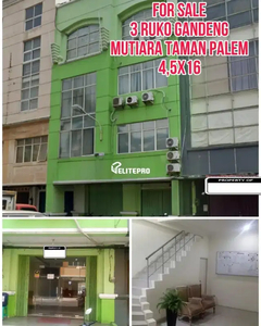 3 RUKO GANDENG MUTIARA TAMAN PALEM, JAKBAR