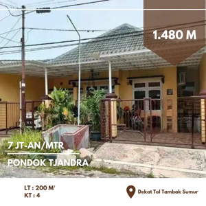 7 jt-an/mtr‼️Rumah Pondok Tjandra