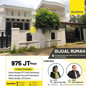 Di Jual Rumah di Komplek Griya Bumi Indah Kel. 8 Ilir