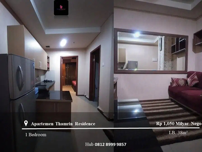 Dijual Apartement Thamrin Residence 1BR Full Furnished Tower A View GI