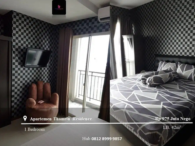Dijual Apartement Thamrin Residence Middle Floor 1BR Full Furnished