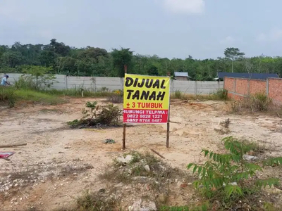 DIJUAL CEPAT ! 3 TUMBUK TANAH DATAR SHM