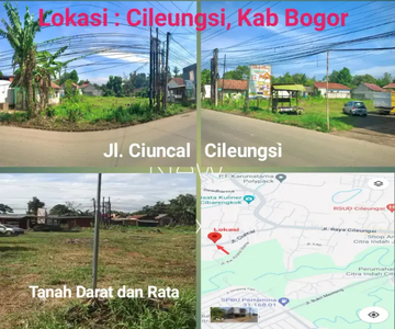 Dijual Cepat dan Murah Tanah Lokasi Strategis di Pinggir Jalan Raya