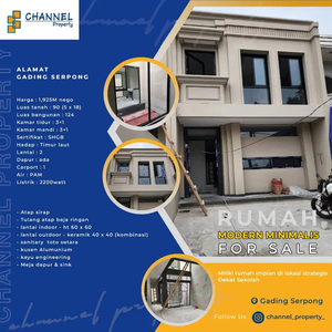 Dijual cepat Rumah brand new Gading Serpong, dw