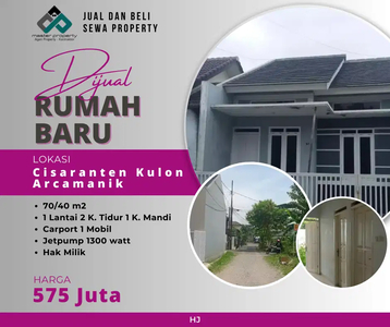 Dijual cepat rumah termurah 500 jutaan di Cisaranten Kulon Arcamanik