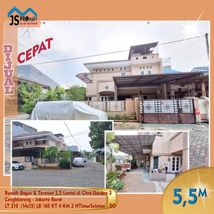 DIJUAL Rumah Bagus & Terawat 2,5 Lantai di Citra Garden 3 JakBar - DO