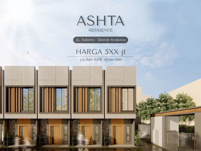 Dijual Rumah Baru ASTHA RESIDENCE daerah Krakatau Kota Medan