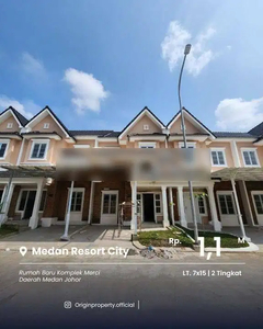 Dijual Rumah Baru Komplek Merci Medan Resort City Siap Huni