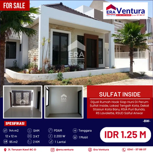 Dijual Rumah Cantik Siap Huni Di Daerah Sulfat