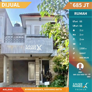 Dijual Rumah Dekat Kampus Tengah Kota Malang