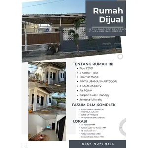 DIJUAL RUMAH GUBENURAN AGIS RESIDENCE