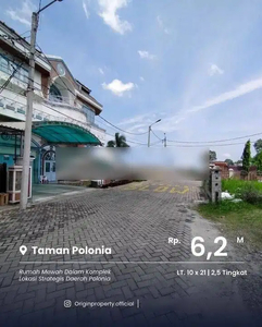 Dijual Rumah Mewah Komplek Taman Polonia Medan