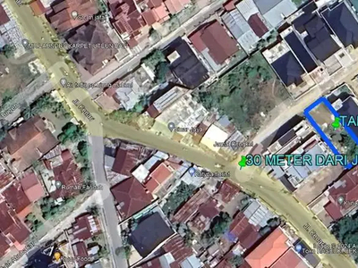 Dijual tanah 376M2, 30 meter dari jalan kenari