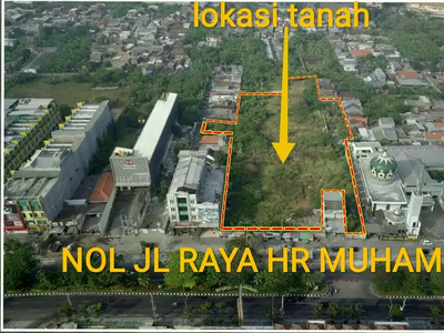 Dijual Tanah Area Komersial Raya HR Muhammad Nol Jalan