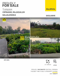 Dijual Tanah Sawah di Cipinang Rajagaluh Majalengka