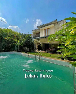 Dijual Tropical House Nyaman dan Asri di Lebak Bulus, Jak-Sel