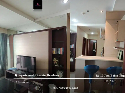 Disewakan Apartemen Thamrin Residence High Floor 2BR Furnished Tower B