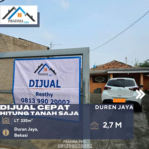 Duren Jaya Bekasi Dijual Cepat Rumah Dihitung Tanah Saja