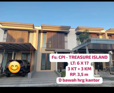 JUAL MURAH RUMAH DI TREASURE ISLAND CPI