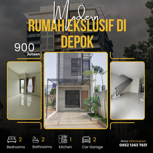 Jual Rumah Ekslusif di Depok Lokasi Premium Pinggir Jalan & Surat SHM