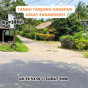 Jual Tanah Kosong Dekat Rumah Tante Icha Atazen Tanjung Harapan