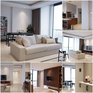 MURAH Apartemen Voila 3 BR Private Lift Full Furnish, Skyloft Via Vue