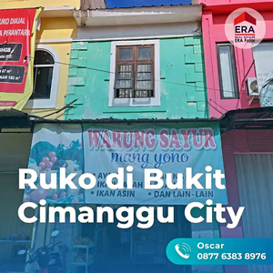 Ruko Siap Pakai di Jalan Utama Bukit Cimanggu City Raya & Kavling