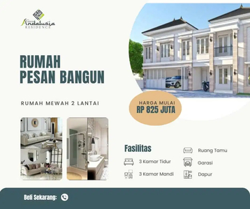 Rumah 2 Lantai Di Solobaru Dekat RS Oen Dan Pakuwon Mall