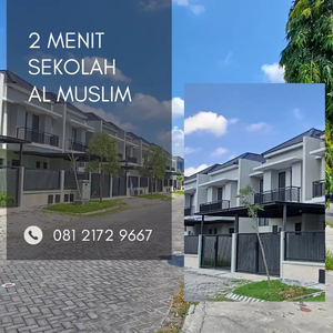 Rumah 2 Lantai Lokasi 2 Menit Sekolah Al Muslim Pondok Candra