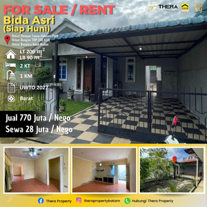 Rumah Bagus Unfurnished HGB di Bida Asri, Batam