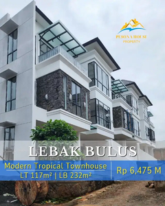 Rumah Baru Modern Townhouse di Lebak bulus Jakarta Selatan