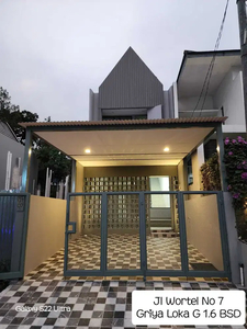 Rumah Cantik 2 Lantai Siap Huni di Griya Loka BSD Serpong Tangerang