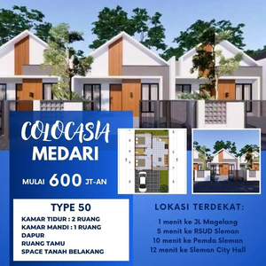 Rumah Cantik Scandinavian dekat Ibarbo Park Jl Magelang