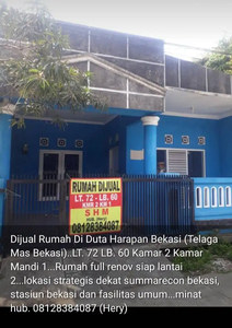 Rumah dijual lokasi strategis