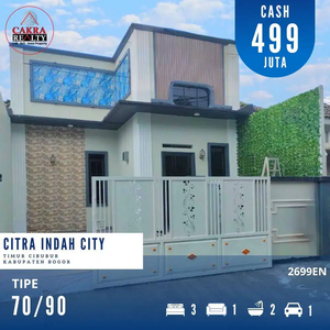 Rumah Full Renovasi Di Citra Indah City Bisa Cash Atau KPR (2699)