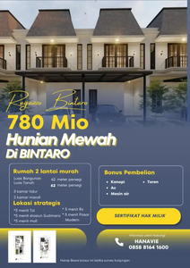 Rumah mewah murah 2 lantai