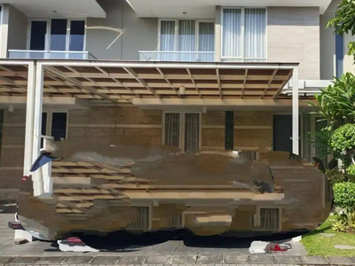 Rumah modern minimalis kondisi bagus GreenLake Citraland Wiyung