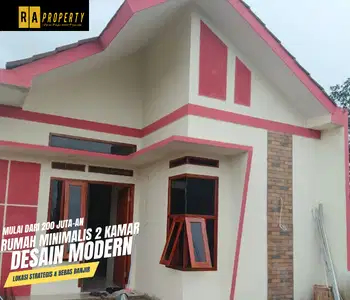 Rumah murah 2 kamar akses strategis dekat jalan utama hanya 200jutaan